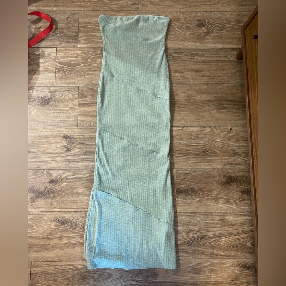 Oscar Midi Dress Sage Green